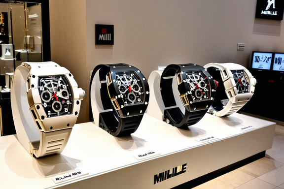 Discover the innovation and luxury of Richard Mille watches. Crafted with precision and cutting-edge design, a statement of avant-garde style